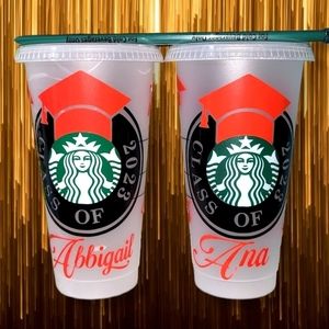 Senior Personalized Reusable Cold Cup 24oz Venti